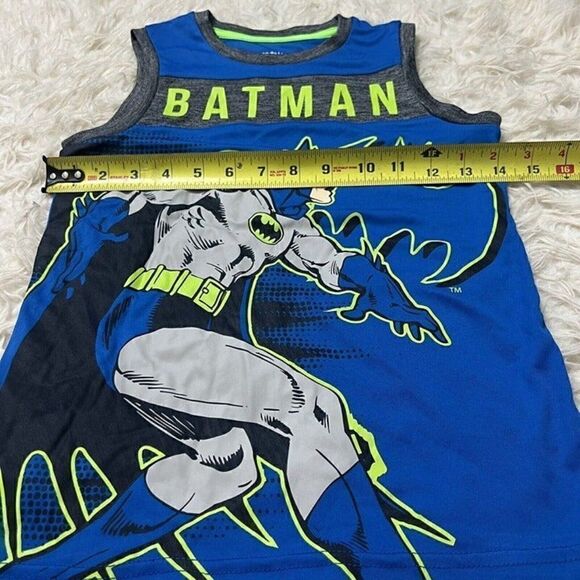 Boys Size 7 jumping Beans DC Comics Batman Muscle Tank Tap Basketball Jersey - Picture 6 of 8